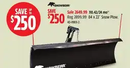 Canadian Tire SnowBear 84x22˝ Snow Plow offer