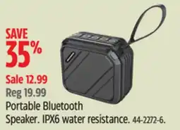 Canadian Tire Proscan Portable Bluetooth Speaker offer