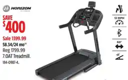 Canadian Tire Horizon 7.0AT Treadmill offer