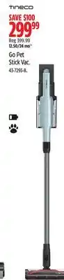 Canadian Tire Tineco Go Pet Stick Vac offer