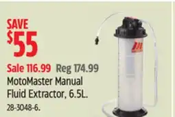 Canadian Tire MotoMaster Manual Fluid Extractor, 6.5L offer