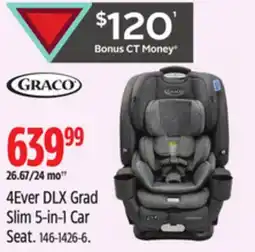 Canadian Tire Graco 4Ever DLX Grad Slim 5-in-1 Car Seat offer