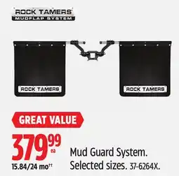 Canadian Tire Rock Tamers Mud Guard System offer
