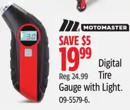 Canadian Tire Motomaster Digital Tire Gauge with Light offer