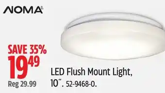 Canadian Tire Noma LED Flush Mount Light offer