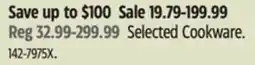 Canadian Tire T-fal Selected Cookware offer