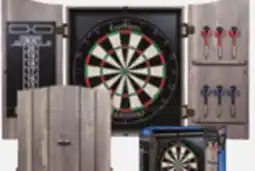 Canadian Tire Eastpoint Derbyshire Bristle Dartboard Cabinet Set offer