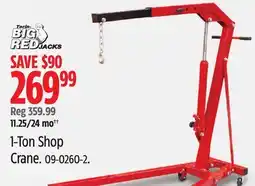 Canadian Tire Big Red 1-Ton Shop Crane offer