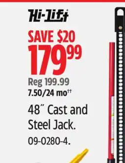 Canadian Tire Hi-Lift 48˝Cast and Steel Jack offer