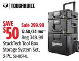 Canadian Tire StackTech Tool Box Storage System Set, 3-Pc offer