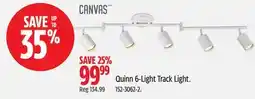 Canadian Tire Canvas Quinn 6-Light Track Light offer