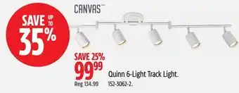 Canadian Tire Canvas Quinn 6-Light Track Light offer