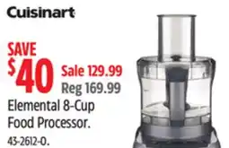 Canadian Tire Cuisinart Elemental 8-Cup Food Processor offer