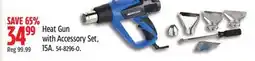 Canadian Tire Mastercraft Heat Gun with Accessory Set, 15A offer