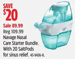 Canadian Tire Navage Nasal Care Starter Bundle offer