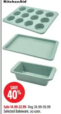 Canadian Tire KitchenAid Selected Bakeware offer