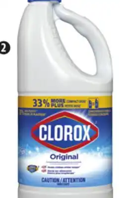 Canadian Tire Clorox Bleach, 2.4L offer