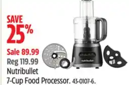 Canadian Tire Nutribullet 7-Cup Food Processor offer