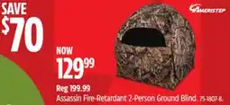 Canadian Tire Assassin Fire-Retardant 2-Person Ground Blind offer