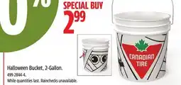 Canadian Tire Canadian Tire Halloween Bucket offer