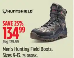 Canadian Tire Huntshield Men's Hunting Field Boots offer