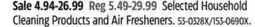 Canadian Tire Selected Household Cleaning Products and Air Fresheners offer