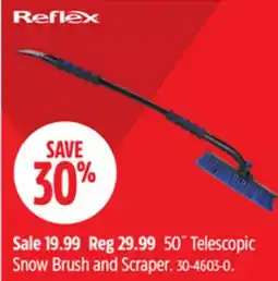 Canadian Tire Reflex Telescopic Snow Brush and Scraper offer