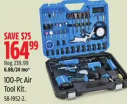 Canadian Tire Mastercraft 100-Pc Air Tool Kit offer
