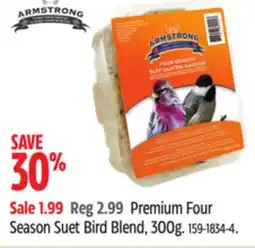 Canadian Tire Armstrong Premium Four Season Suet Bird Blend offer