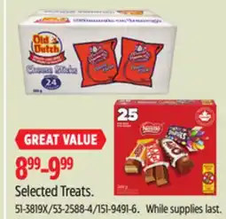 Canadian Tire Selected Treats offer
