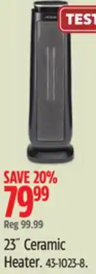 Canadian Tire NOMA 23˝ Ceramic Heater offer