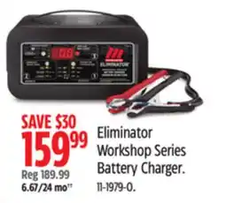 Canadian Tire MotoMaster Eliminator Workshop Series Battery Charger offer