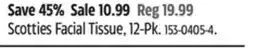 Canadian Tire Scotties Facial Tissue offer