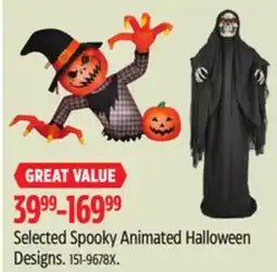 Canadian Tire Gemmy Selected Spooky Animated Halloween Designs offer