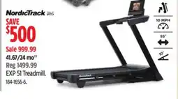 Canadian Tire NordicTrack EXP 51 Treadmill offer