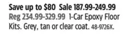 Canadian Tire Rust-Oleum 1-Car Epoxy Floor Kits offer
