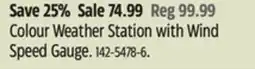 Canadian Tire La Crosse Technology Colour Weather Station with Wind Speed Gauge offer