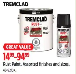 Canadian Tire Assorted finishes and sizes offer