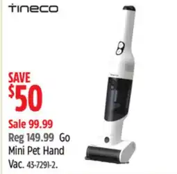 Canadian Tire Tineco Go Mini Pet Hand Vac offer