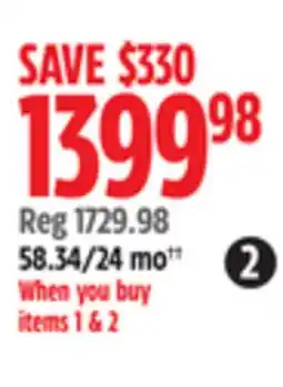 Canadian Tire When you buy items 1 & 2 offer