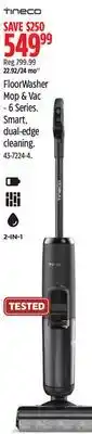Canadian Tire Tested FloorWasher Mop & Vac -6 Series. Smart, dual-edge cleaning offer