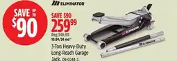 Canadian Tire MotoMaster 3-Ton Heavy-Duty Long-Reach Garage Jack offer
