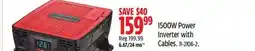 Canadian Tire 1500W Power Inverter with Cables offer