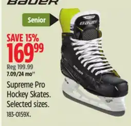 Canadian Tire Bauer Supreme Pro Hockey Skates offer