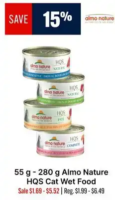 Ren’s Pets Depot Almo Nature HQS Cat Wet Food offer