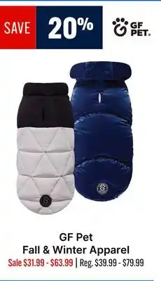 Ren’s Pets Depot GF Pet Fall & Winter Apparel offer