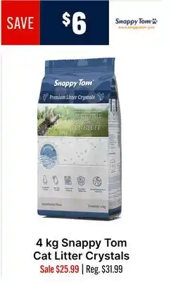 Ren’s Pets Depot Snappy Tom Cat Litter Crystals offer