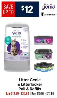 Ren’s Pets Depot Litter Genie & Litterlocker Pail & Refills offer
