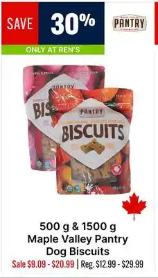 Ren’s Pets Depot Maple Valley Pantry Dog Biscuits offer