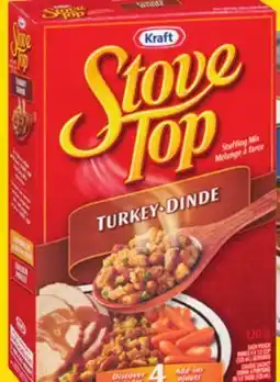 Giant Tiger Kraft Stove Top stuffing mix offer